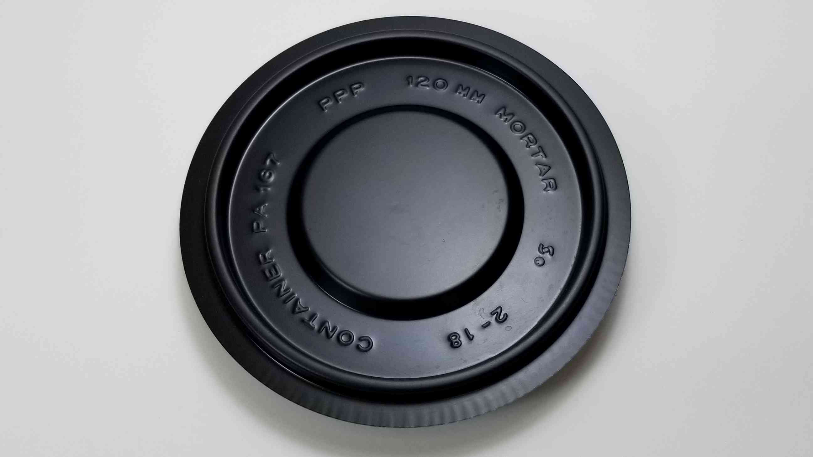 PA167 Mortar Container Cap with foam backing	