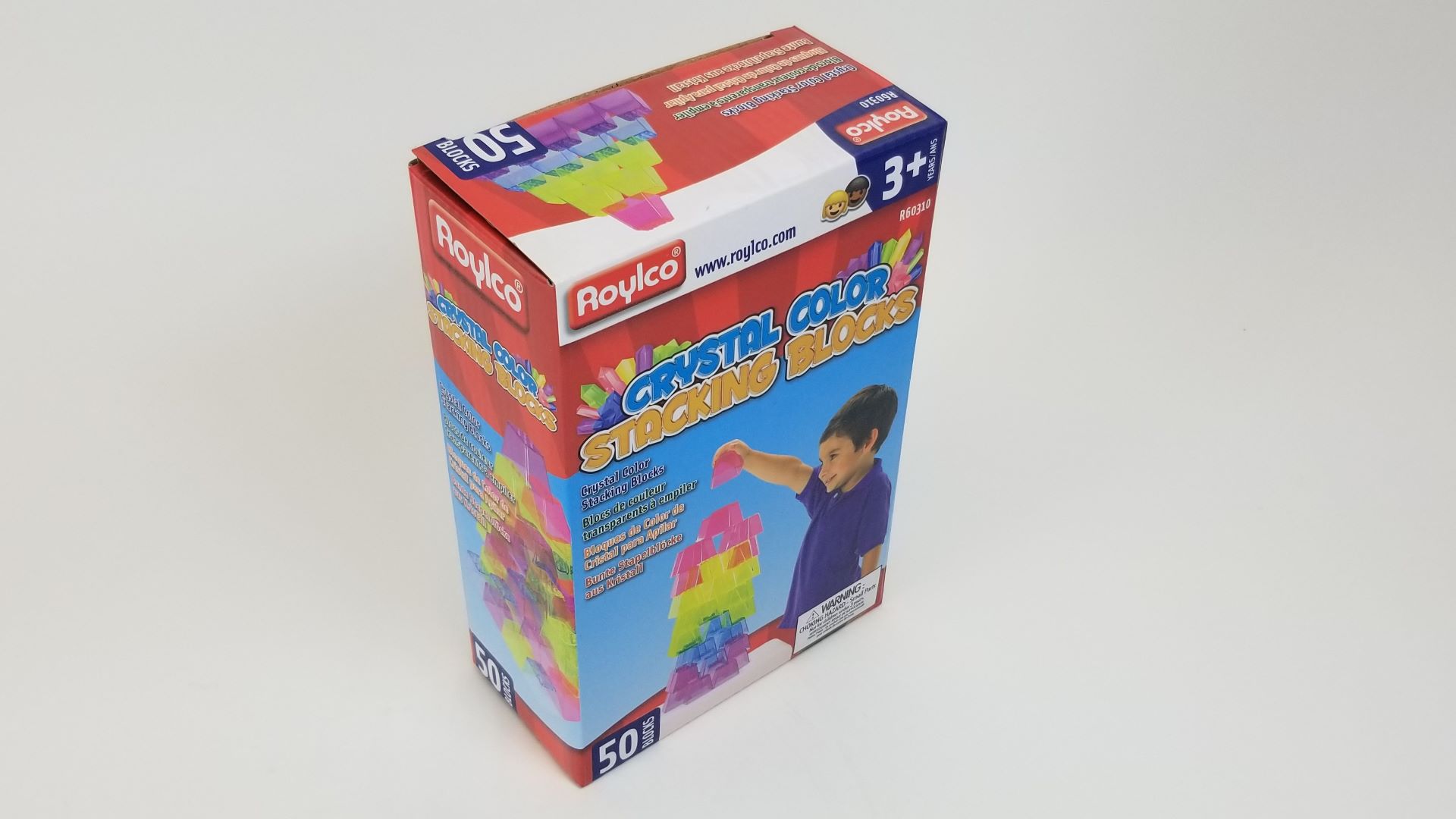 R60310. Custom Packaging for Crystal Color Stacking Blocks